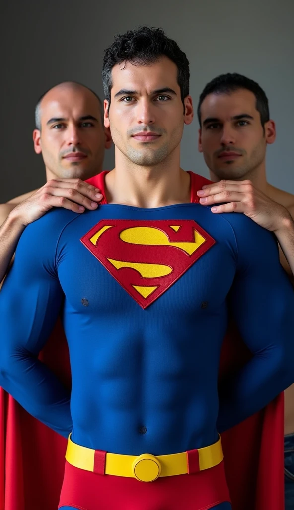 A six pack super hero boy