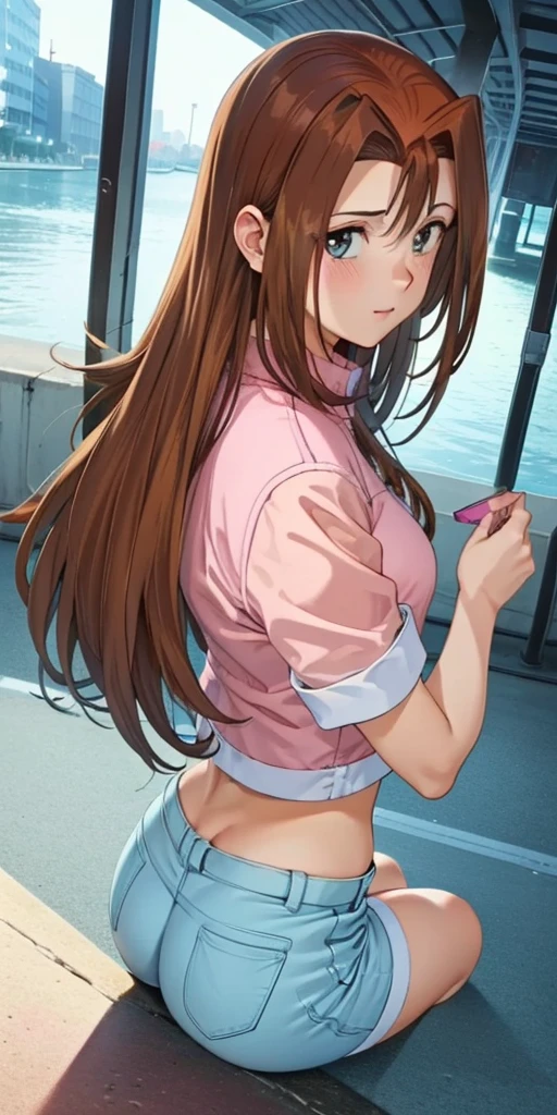 4k,extremely detailed CG , high-resolution, masterpiece, best quality, ultra-detailed,illustration, an extremely delicate and beautiful, well-groomed face ,Perfect face, perfect body,perfect hands, nsfw(nsfw:1.4), 1girl, outdoors,nude(nude:1.4), vacuum fellatio