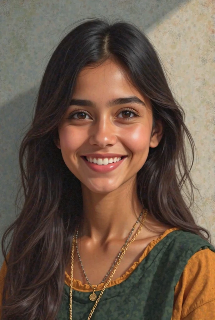 A realistic picture of a young Papua New Guinean chubby woman