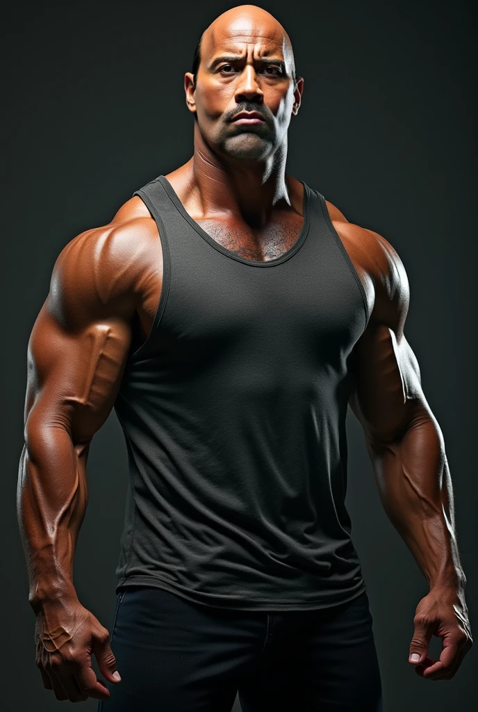 A black man who is more muscular