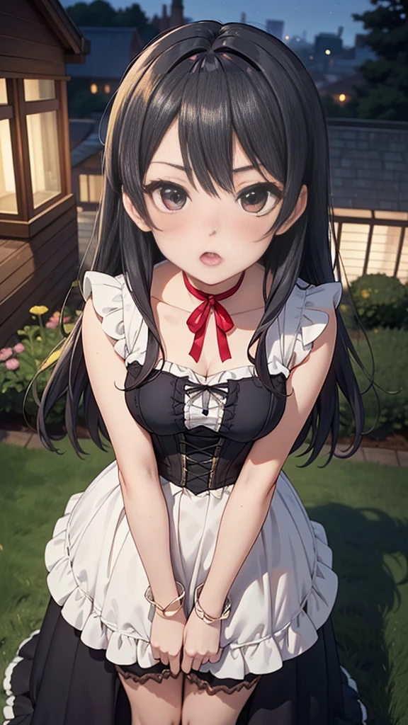 ,(masterpiece),(highres),(high quality),(insanely detailed),(absurdres),(ultra-highres),(ultra-detailed),(ultra-quality),(ultra-beautiful),(ultra detailed background),(best quality),
,(beautiful illustration),(8K),(UHD,HDR),(ray tracing),(natural light),(calibration color),
BREAK
,(cute girl),(solo),(skinny),(petite girl),(kawaii),(slender),(perfect symmetrical face),(waifu),
,(ultra cute girl),(ultra cute face),(ultra detailed eyes),(ultra detailed hair),(ultra cute),(ultra beautiful),
BREAK
,(black hair:1.2),(red eyes:1.2),(long twintails hair:1.2),
BREAK
,(gothic dress),
BREAK
,(cafe),(indoors),
BREAK
,(looking at viewer),
BREAK