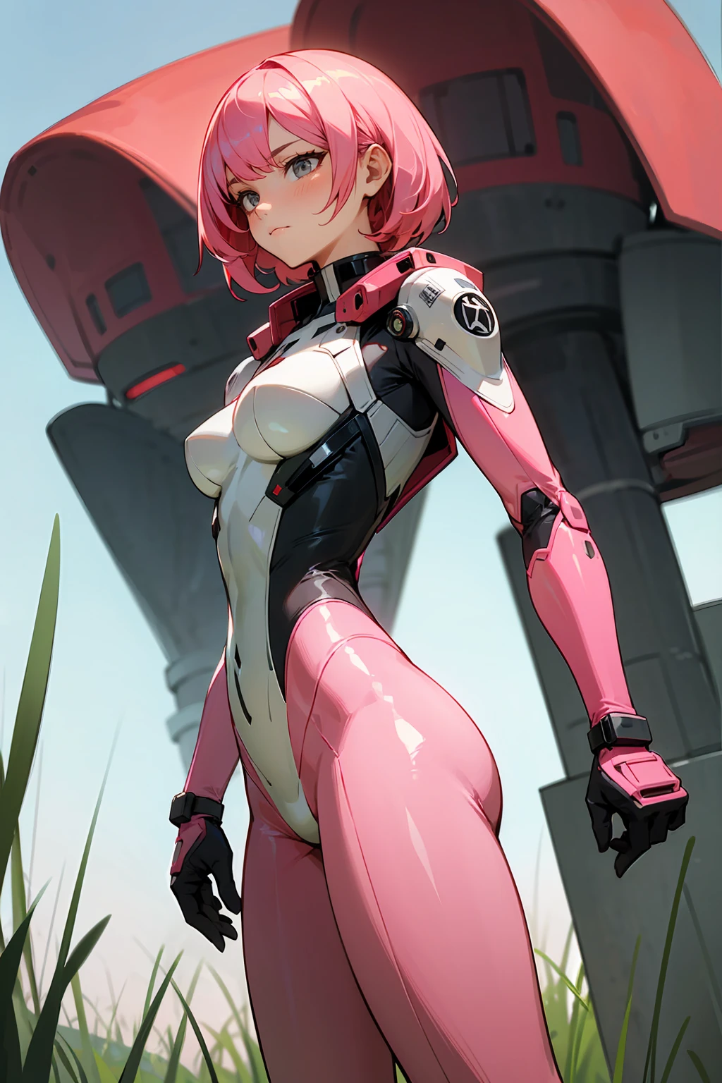 Wearing a revealing combat suit、Female Kamen Rider、Miniskirt