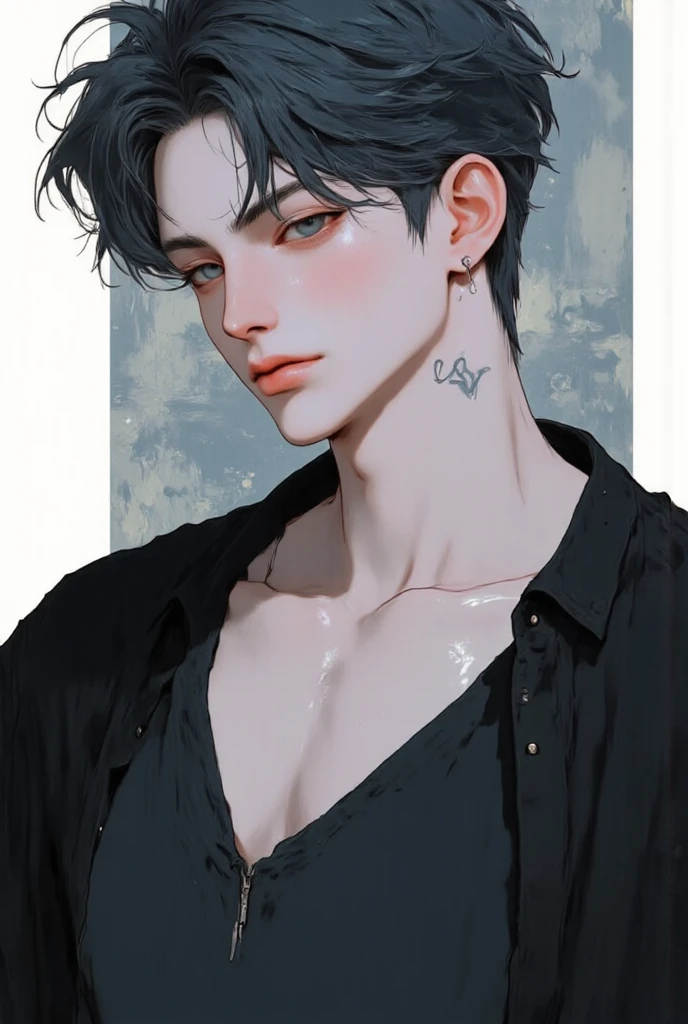 (masterpiece), (best quality), 1man, solo, male, middle part hair, black hair, dreamy amber eyes, chiseled jawline, muscular, modern student, modern uniform, arrogant, confident, playful, unbothered, mighty, classroom background, forehead, majestic, aesthetic, ethereal, handsome, tall, stunning, detailed eyes, young adult face, magnificent background, (1men), detailed(light and shadow), light effects, cinematic camera angles, gentlemen, gentle, elegant, detailed light and shadow, cinematic scenery, (1person), (solo men), (short hair), young man, 18 years old, (exquisite art), rich, luxurious, (Vibrant colors with subtle gradients), (Expressive character designs)