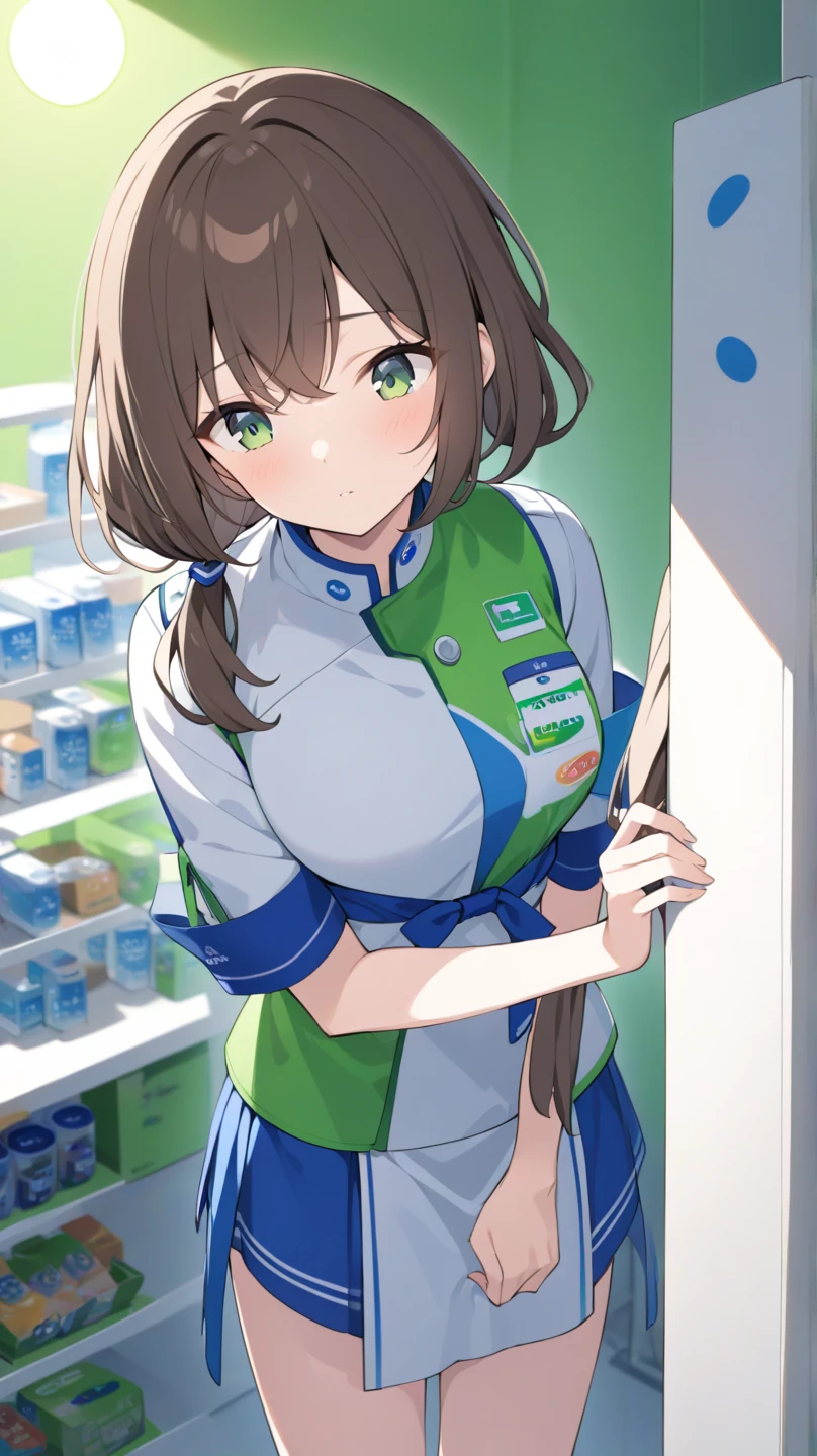 Anime drawing of a teacher explaining in class about the presentation of the different labeled containers for solid waste. (organic, inorganic, hazardous).