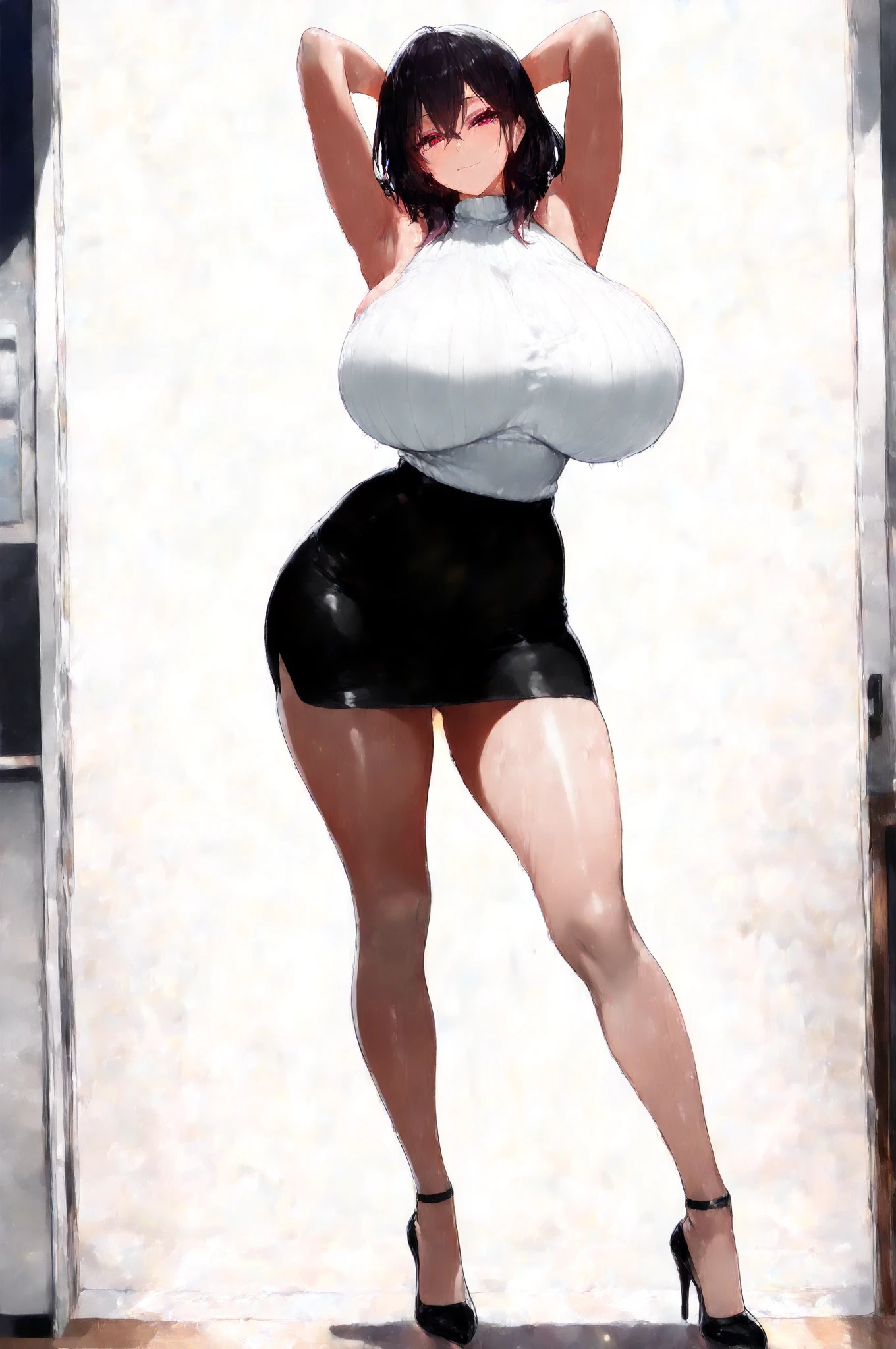 Ground View,giantesscity,tifa,giantesscity,giant girl 50000 feet high,Have a pair of ultra long legs,bending down,((picking up small men)),small men in her hand,a pair of huge breasts,Wearing a pair of Mary Jane heels,A look of enjoyment,Beautiful appearance,Exquisite makeup,quality,8k,高quality,Perfect proportion, Cinema lighting,film grain,Fuji colors,8k,textured skin,Super details,high detail,high quality,high resolution,explode,fake smile