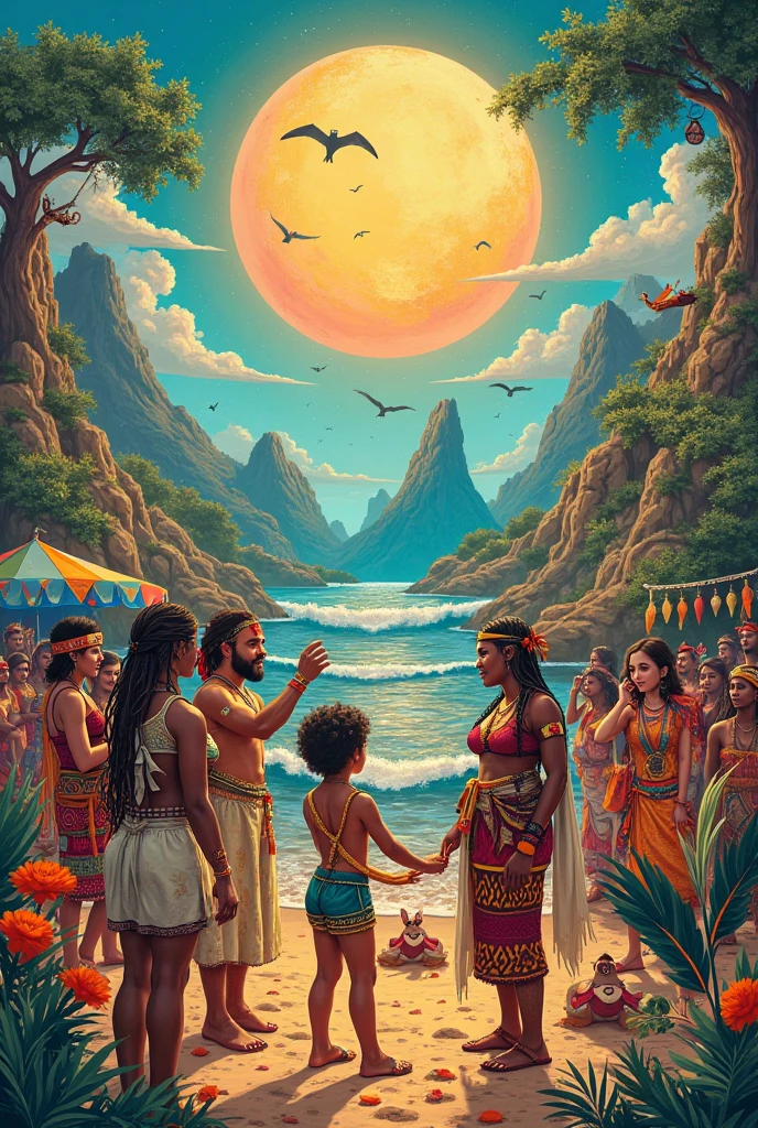 Make a poster showing how the cultures from our ancestors guide our lives.