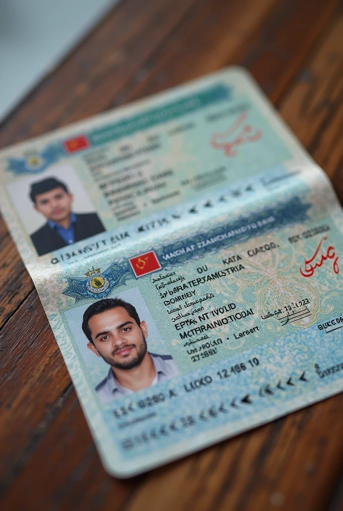 create a population ID of the Republic of Turkey, let everything be written on the front and back