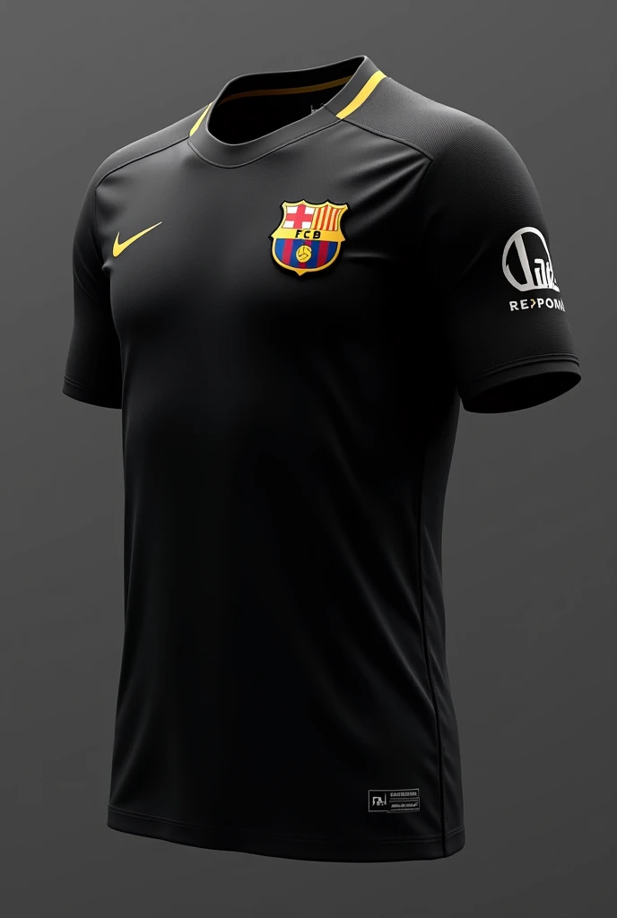 Black team shirt Png