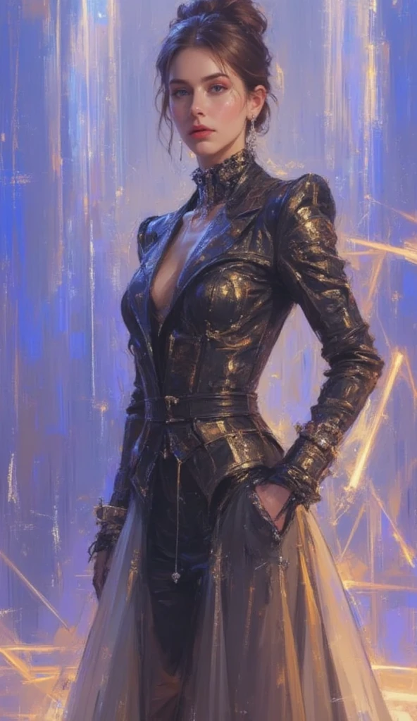 Cinematic lighting,super detailed skin、Beautiful detailed eyes、Best Quality,cyberpunked,(Alternative、dim colors, Soothing tones、Perfect Anatomy:1.3),NSFW(1beautiful woman、Detailed beautiful facial features:1.3)(black hair shorthair、eye glass:1.5)(well-shaped breasts、White shirt、Black Satin Suit Slacks:1.2).A dark-haired、eye glass(black formal jacket:1.3)hands in the pocket、arms in arms(First revealed:1.6)(Dynamism:1.4)airport、natta。jpn