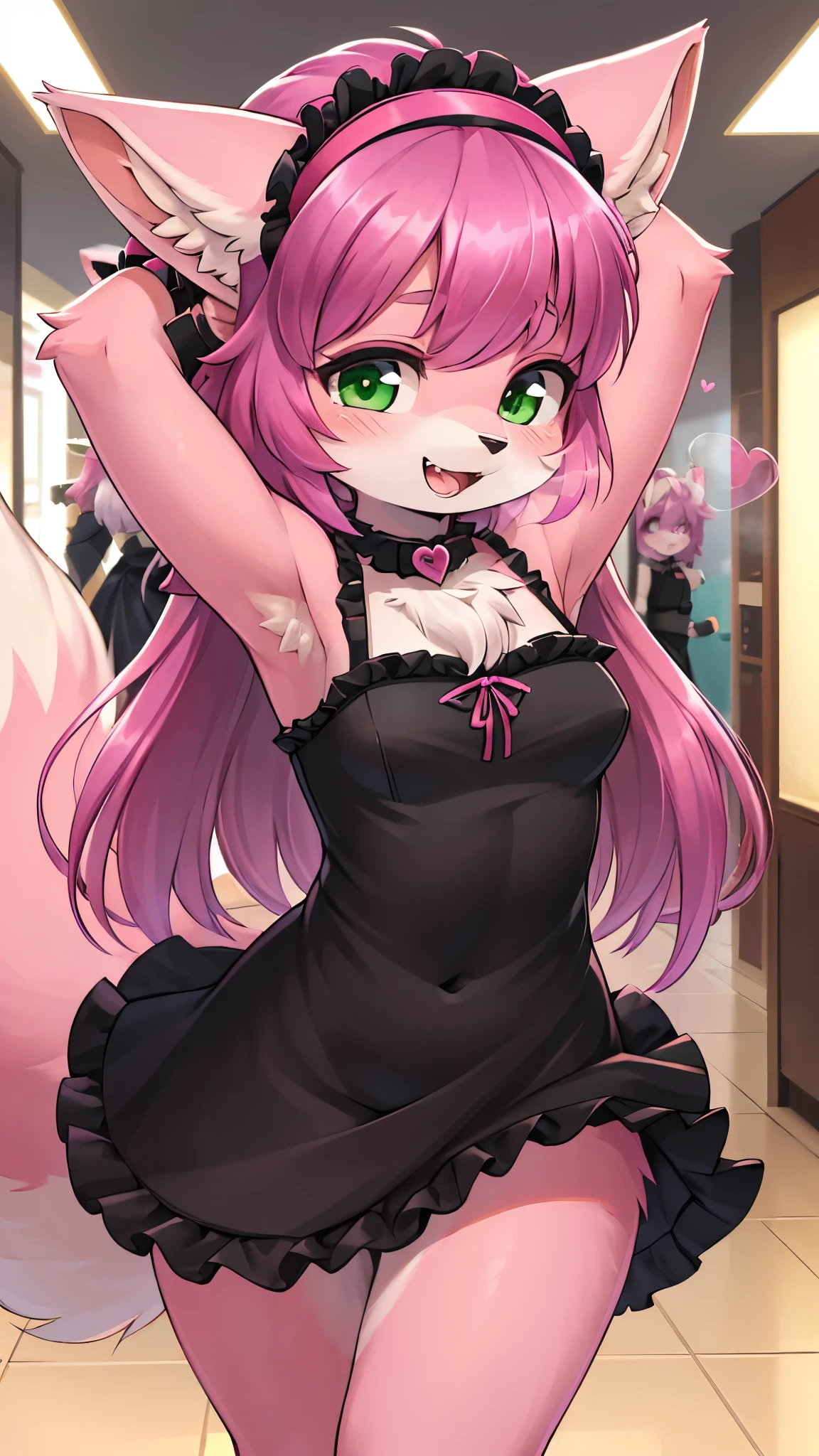 by fluff-kevlar, by Zackary911, by Kenket, by Kilinah, by fluff-kevlar, (((Sylveon, woman, breasts, antrum, extremely detailed, extremely detailed legs, extremely detailed arms, extremely detailed face, perfectly detailed eyes, perfectly detailed anatomy))): 1.2, solo, perspective, curved thighs, huge thighs, curvature, looking over the viewer over the shoulder with embarrassed smile, (tail), bedroom, night, blackout, standing, arms up ((arms tied)), bondage, tied body, totally blushed, nervous, black bikini, bdsm, long hair, sexy naked, голая грудь, маленькие сиськи, в юбке школьницы, sexy dress