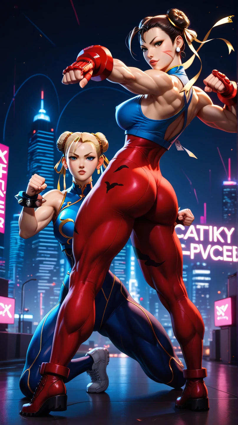 Masterwork, Best Quality, ultra-detailed, dynamic lighting, cinematic lighting, 1girl, beautiful face, buxom, A woman standing in the snow, cammy, extremely detailed artgerm, cutesexyrobutts, artgerm style, artgerm style, ig model | Artgerm, in the style Artgerm, :: Rossdraws, Rossdraw and Jazza, Thicc, Artgerm and Ross draw, gigantic , sexy body, sexy pose, nipples, ((NSFW)), (((accurate anatomy))), ((wide hips)), (((Huge breasts))), ((long legs)), (((Massive Female Bodybuilder))), ((((Muscular Legs)))), (((((Huge Muscles)))))