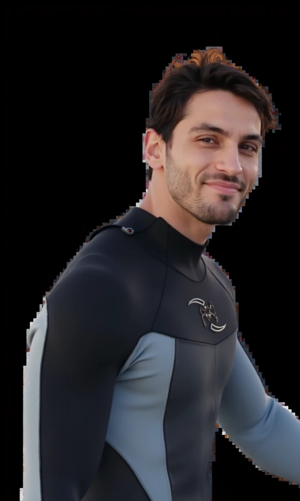 masterpiece, best quality, high resolution, closeup portrait, male focus, solo focus, A man, 50 years old, with firefighter uniform, firefighter suit, firefighter, silver grey hair, messy hairstyle, cute and seductive face, bare chest, body hair, facial hair, roman nose, very skinny body, hairy legs, dimples, beard, bold jawline , in the background a fire statition, view from below, amazing composition, front view, HDR, ultra quality, elegant, highly detailed