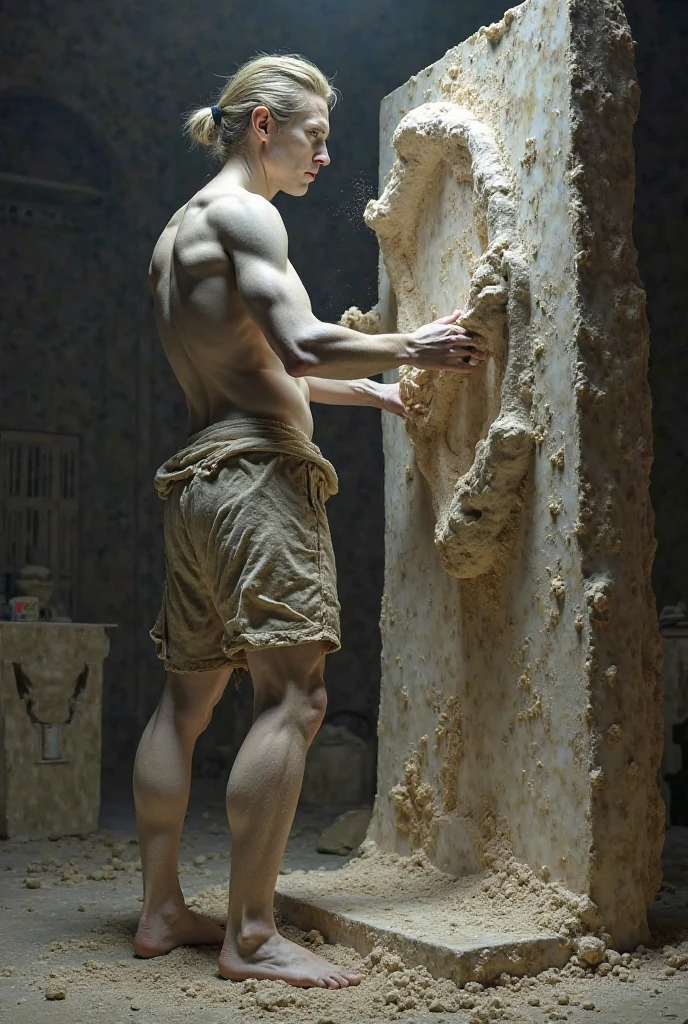 Adam being made from the dust of the earth
