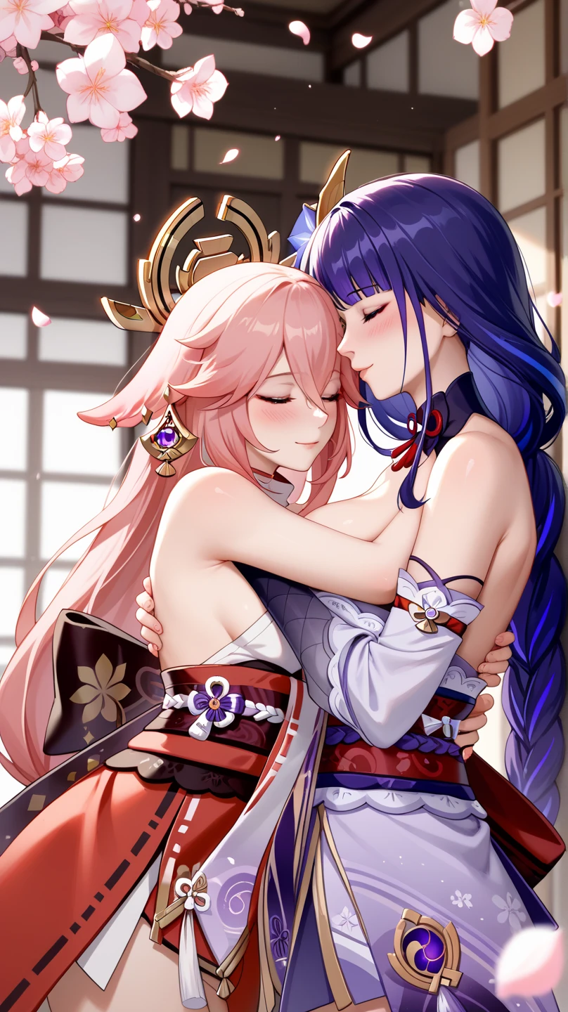 score_9, score_8_up, score_7_up, slapping, motion lines, motion blur, 2girls, <lora:WillSmithSlappingMeme_pdxl_Incrs_v1:1>, raiden shogun, yae miko,