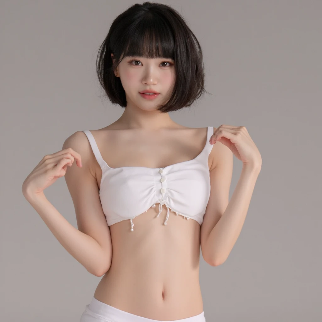 cut
(Small Tits), (18-year-old), (very small head), dawn, sunlight, (Perfect body:1.1), (short hair, Wavy Hair, Pink Hair), (8K), (Very delicate and beautiful), (Highest quality:1.0), (Realistic), Realistic Shadows, (High resolution:1.0), Detailed skin, Very detailed, the body is slim, (Beautiful Hair, Real Hair, Thin Hair), blush, Realistic, Realistic Face, Realistic eyes, Small eyes, smile, (((colorful))), (eyeliner), (mascara), (eye shadow), whole body、Open leg pose、Nipples、naked、Thick pubic hair