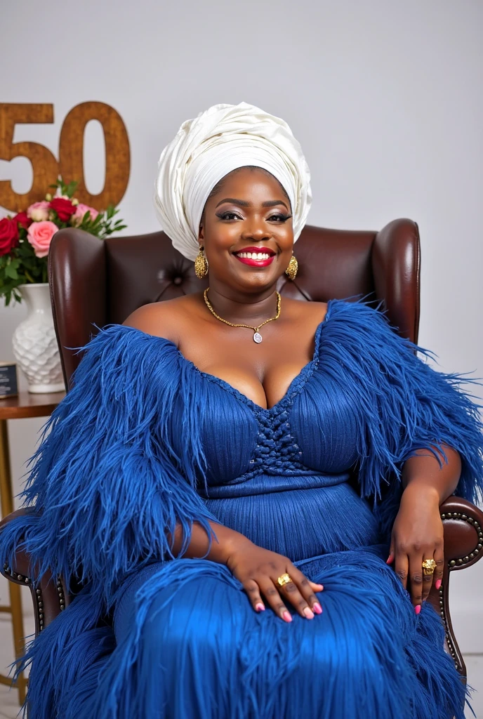 moda gorda, uma velhinha bonita, 60 anos de idade, (maduro), curvy body, (wearing a headscarf), (usando um lindo vestido), Realista, Gordinho, intricado, hyper Realista, 8K, intricadoly detailed, cinematic, stunning Realista photography, rosto perfeitamente detalhado, altamente detalhado, vibrante, pele natural, Textura de pele real, octane rendering, cabelo branco, (in a gorgeous palace), (Seios enormes:1.2), neckless, pulseiras, decote, maduro, retrato, It is, sorridente,