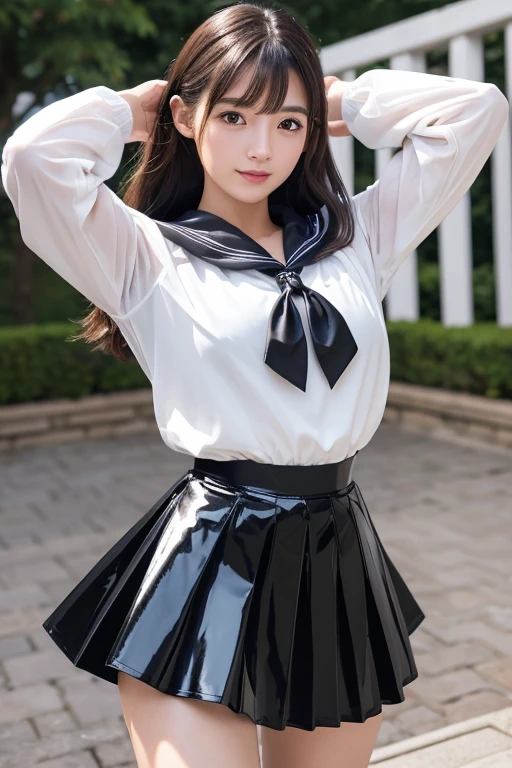 SFW、(NSFW_Let go_can generate)、 (opal lolita, a baby face), 2+ Those girls, 8K best_quality, ((tmasterpiece:1.hot reality:1.37))、Soft lighting and lots of follow lights、Smooth shadows、(((Detailed kawaii face))、Brilliant and perfect eye machinery huge and heavy and clumsy)、{((( focal body:1.2))|((from below:1.2)))|focal}、Detailed crotch、Stay focused、{hides|The shape of Dantian  clearly visible|Lower bust:1.2}、(Delicate and oily porcelain skin)、{Red collar|prince crown|Headbands for blondelack hair color hair|black hair color hair|silber hair|Passerby schoolgirl|street tree cutter|Tall structures|Tokyo Tower}、Zied G、、{strike|Big wind|A sexy pose|(Vivid dense city background)}, ((Tailor-made sailor suit, mini mini skirt)),