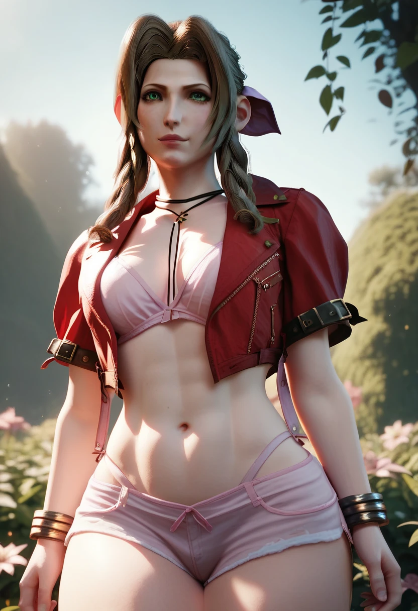 Beautiful Alluring Female pirate queen, Bare oily Skin, Athletic Well Toned Body, open vest, frilly revealing white shirt, pirate pants, leather belt, pink bandana, long pink hair, cleavage, Barely Clothed, inside a cave filled with gold coins and pirate treasure, sitting on top of a treasure pile, pirate theme Theme, nautical theme, Beautiful D&D Character Portrait, Beautiful Face, Ominous, Dark Fantasy, Fiverr Dnd Character, Octane Render, Digital Art, Extreme Detail, 4k, Ultra Hd, Polished, Beautiful, Hyperdetailed, Intricate, Elaborate, Meticulous, Photorealistic, Sharp Focus, Wlop, Character Design, Unreal Engine, 3d Rendered, Volumetric Lighting, Reflections, Glossy, Digital Illustration, Sensual Pose, Suggestive Pose, Full Body Shot, exposed breasts, small perky breasts, visible nipples, 💖❤💕💋❣
