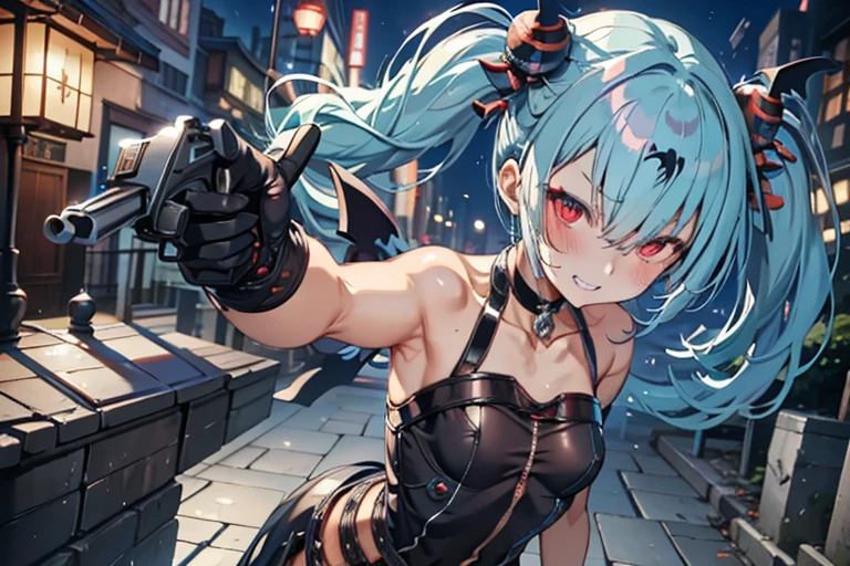 anime girl in latex with blood dripping down her face, biomechanical oppai, seductive anime girl, oppai cyberpunk, best anime 4k konachan wallpaper, fine details. anime. tentacles, demon anime girl, nightcore, anime monster girl, badass anime 8 k, gapmoe yandere grimdark, gothic maiden anime girl, restrained