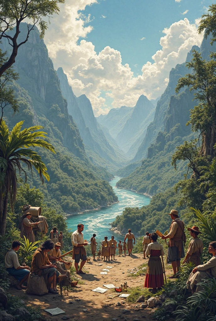 Rich people offering work to indigenous people and denying this for the good of nature
