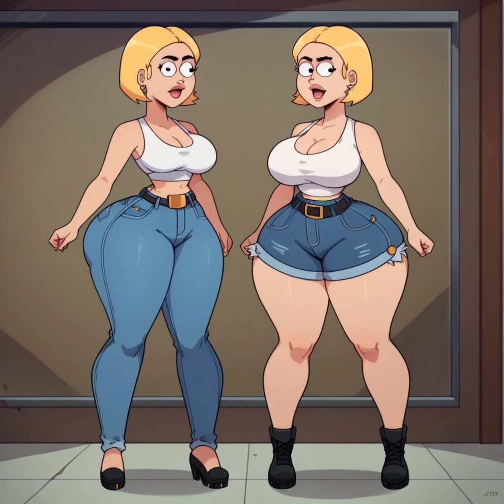 Breast expansion Kim Kardashian Bimbo big ass transformation the Simpsons 