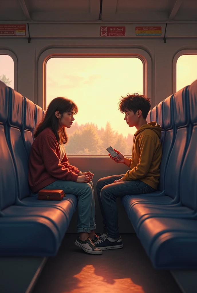 sitting on his mom's lap using her phone, shorts, inside of a bus, brown hair, blue eyes, blushed cheeks, photo realistic, ultra detailed, soft lights, night time ⌚, city, 1mom, 1boy, 1child, (best quality, masterpiece,) --auto --s2