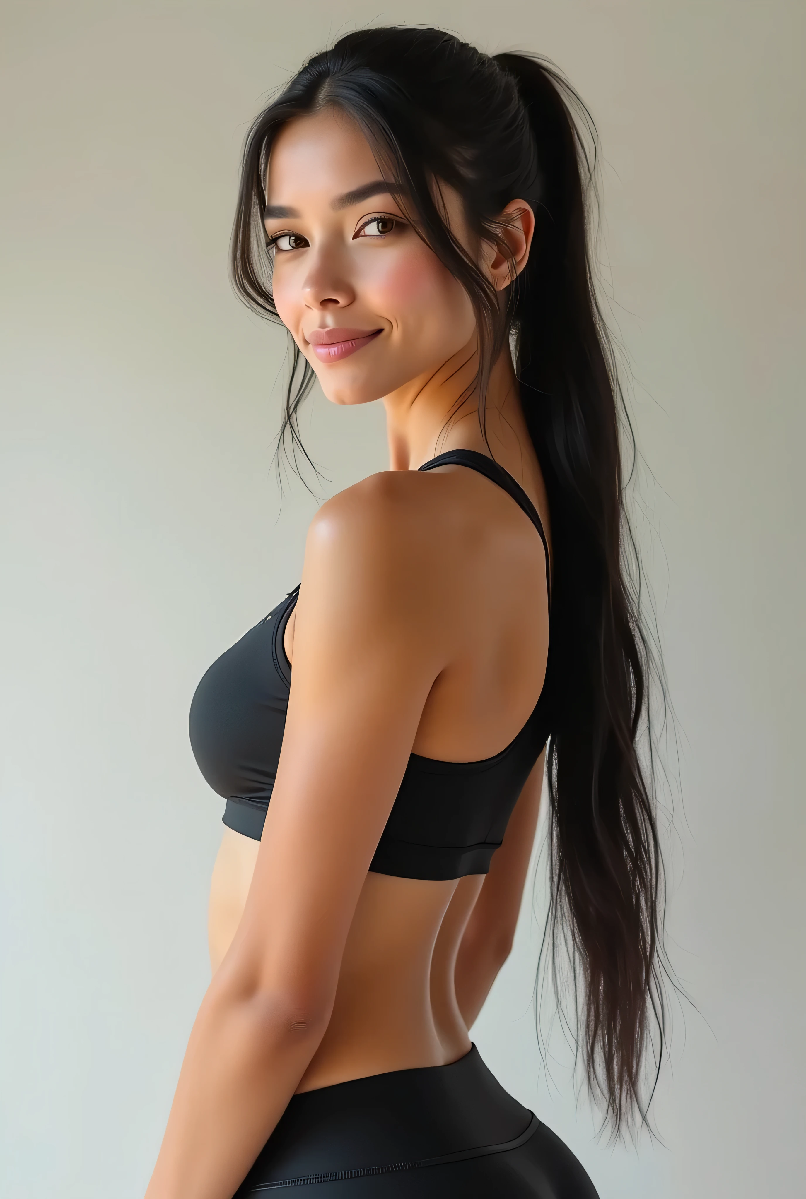 Four 12-year-old high school girls, very long and straight black hair, like rapunzel,with two pigtails,innocent face, tender, smiling shyly, ( totally naked ) ,perfect erect nipples, very big huge breasts, thin waist, long and shapely legs, whole body,barefoot, with the index finger on the lips,, Tennis court,tennis ball, racket,bracelets on arms, Best Quality, Masterpiece, high resolution, 8k, (realist: 1.4), Ultra high resolution, ultra detailed, Surreal, highly detailed CG illustration, Official Art, light cinemática,hyperreality,最high quality, Photoreal, 8k, high resolution, thin skin, 8k hd, Digital single lens reflex camera, light, high quality, film grain, fuji xt3