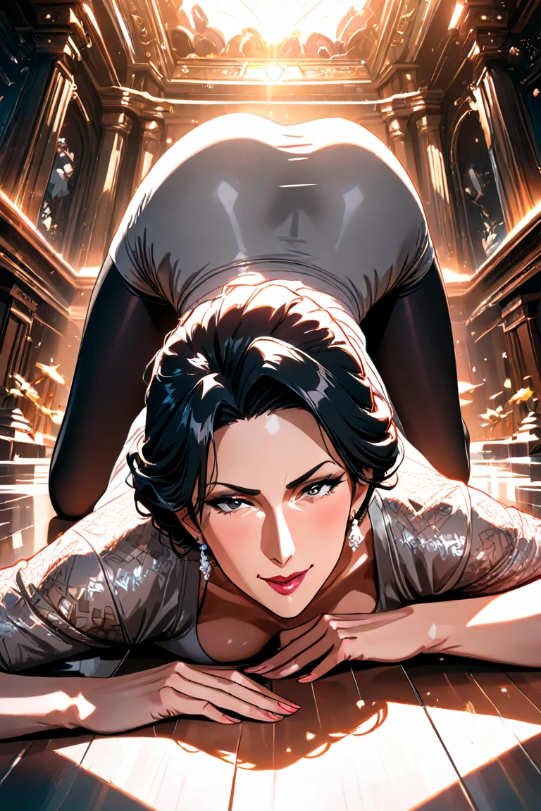 (best quality), (very aesthetic), (ultra-detailed), (best illustration),(a mature female),(perfect face),Suikoden,Mrs. Lin,(((NSFW))),((full_body)),((full_Nude)),(crying),red cheek,sweating,skinny,flushed skin,(Woman with pubic hair),(Lying face down on the bed),traditional Chinese bedroom,
