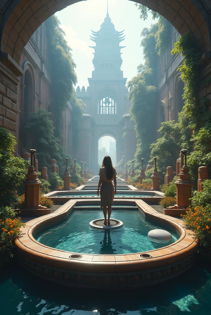 (otherworldly, otherworldly atmosphere, otherworldly appearance), highly insanely detailed, masterpiece, top quality, best quality, highres, 4k, 8k, RAW photo, ((ancient egyptian theme:1.2)), Hong Kong structure, structure, 
(mystical theme), mystical gatmosphere, arcane sanctuaries, otherwordly aura, 
(long_hair, long hair, random colors hair, glowing hair, hair over one eye, long messy hair), 
(eyelashes, eyeliner, eyeshadow, eyelashes, long eyelashes), 
collar, earrings, jewelry, necklace, armlet, 
tentacle, (underwater), nsfw, 
Homestay, Resort, (Guest House:1.1), 
building, structure, swirling energy, 
action pose, 
drunk, 
high-heels, 
reflection, reflective floor, 
shawl, 
abandoned building, shopping mall, overgrown with vegetation, [volumetric fog], cinematic lighting, colorful, colourful, 
belly bottom, erotic lingerie, gentle, innocent,
((dune)), steep, sandhills, 
girl, tall, big breasts, hat, standing, full view, ShockGyutantei, gentle, innocent, 
<lora:ShockGyutantei Style V2:0.8>, (fantasy world)