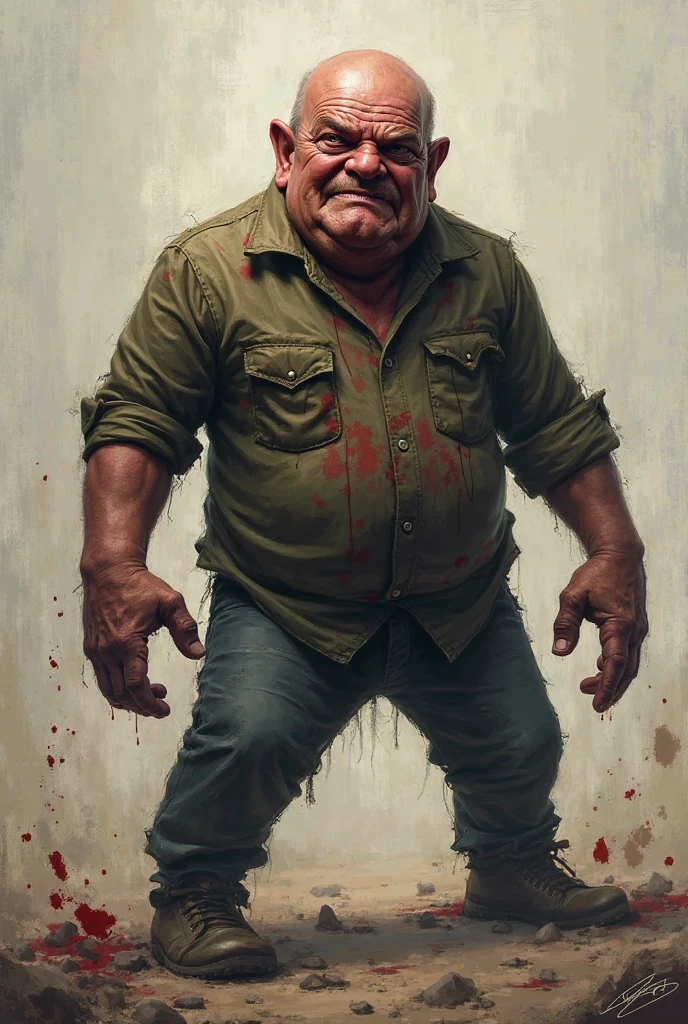 A dirty, horny, ugly, fat old man
