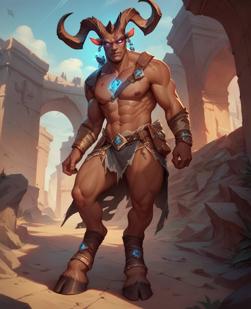 (absurdres, masterpiece, best high quality image epic artwork, high fantasy genre, carefully detailed image, carefully detailed textures, animalistic character, fantasy animal artwork, anthropomorphic, real animal features, solo animal character, full anthro animal body view)
{{((1anthropomorphic-animal: adult male minotaur: ((bull head, real bull face, bull grey eyes, black nose, bull ears, bull mouth, bull lips), (male muscular bull body, bull fur, bull arms, bull hands with five brown finger hooves), (bull strong legs, bull feet-hooves)), ((blue greek coat, blue greek shirt, blue greek pants, copper wristbands)), (bull relaxed face, responsible worker demeanor), (greek farm village, ancient greek villager houses, green grass, brown walk ways, grey cloudy sky))}}