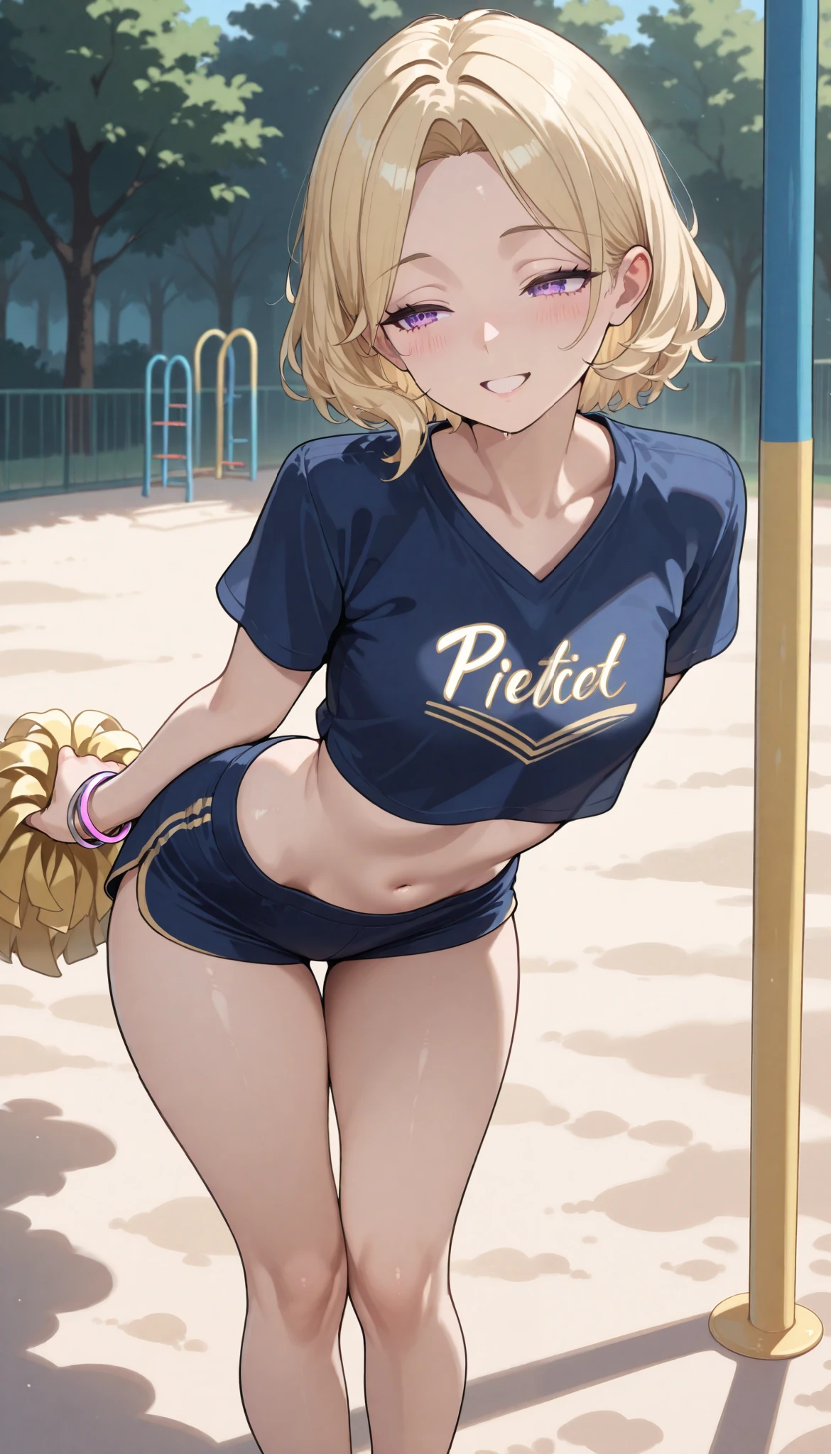 Naked with a baseball cap,Shortcuts,NSFW,baseball Ground,Sweaty,in motion,smile,Young Girl,Kagamine Rin