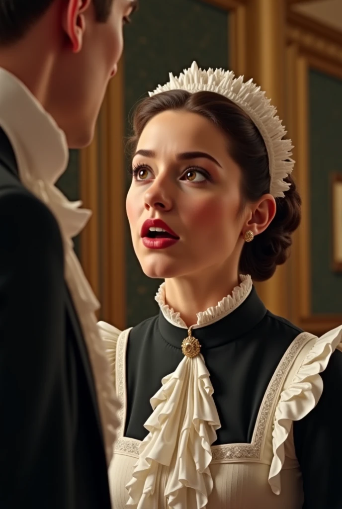 (masterpiece), (realistic), (((NSFW))). (ultra hd 8k), (realistic body proportions) very old man (69yo) in a business suit pushing his chest against very hot curvy young teen Gibson Girl (13yo) on her back wearing a 1900_dr3ss and picture hat topped with feathers and flowers, Edwardian outfit consisting of a high-collar long sleeve shirtwaist, skirt, petticoats, silk stockings and boots) back inside a very crowded train. Edwardian setting. Harassment, girl trying to get away from the man's embrace