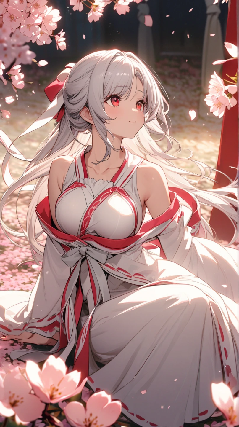 (masterpiece:1.2, best quality), (exquisite eyes: 1.2), ((1girl)), ((solo)), (red eyes:1.4), (exquisite eyes and exquisite face:1.3), ( beautiful and clear background: 1.2), (extremely detailed CG, super detailed, best shadows: 1.1), ((depth of field)), ((watercolor)), (oni: 1.5), (kimono: 1.3), big boobs , Bare Shoulders, Flowers and Petals, Beautiful Concept Art, (White Background: 0.5), (Illustration: 1.1), (Extremely Delicate: 1.1), (Perfect Details: 1.1), Profile, Cowboy Shot,