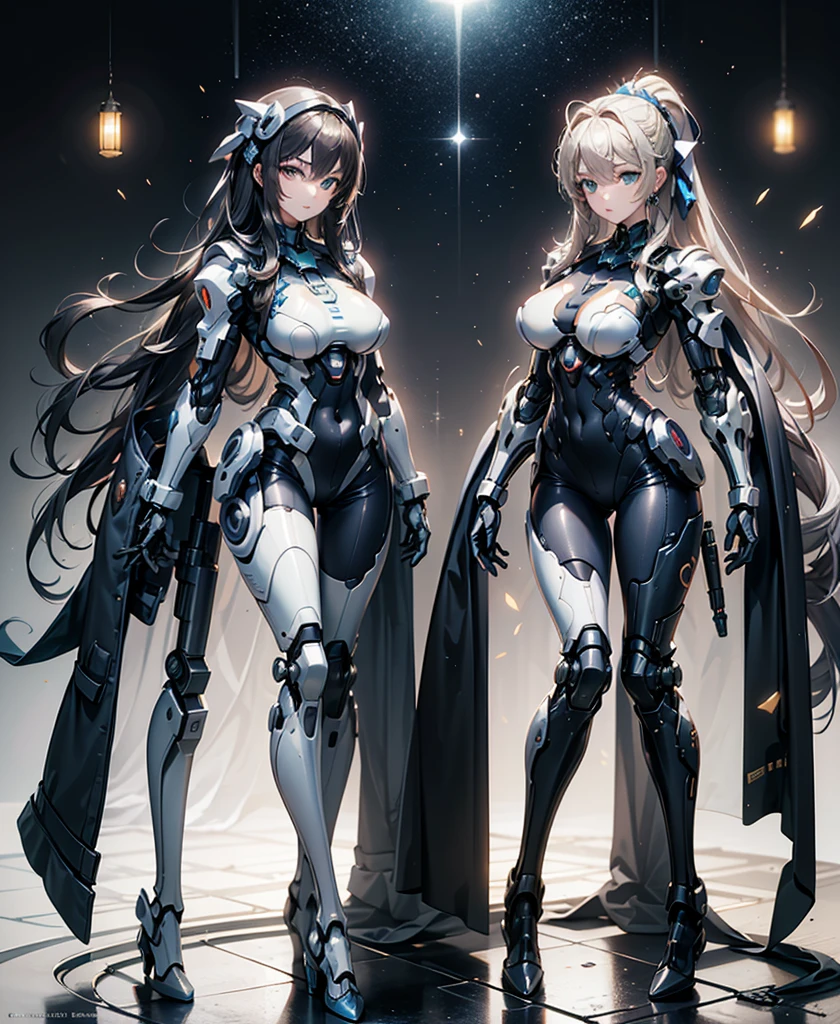 female into robot, sex with man, cum in pussy, silver metal robot body, from below, metallic skin, metal body, anime, long hair,