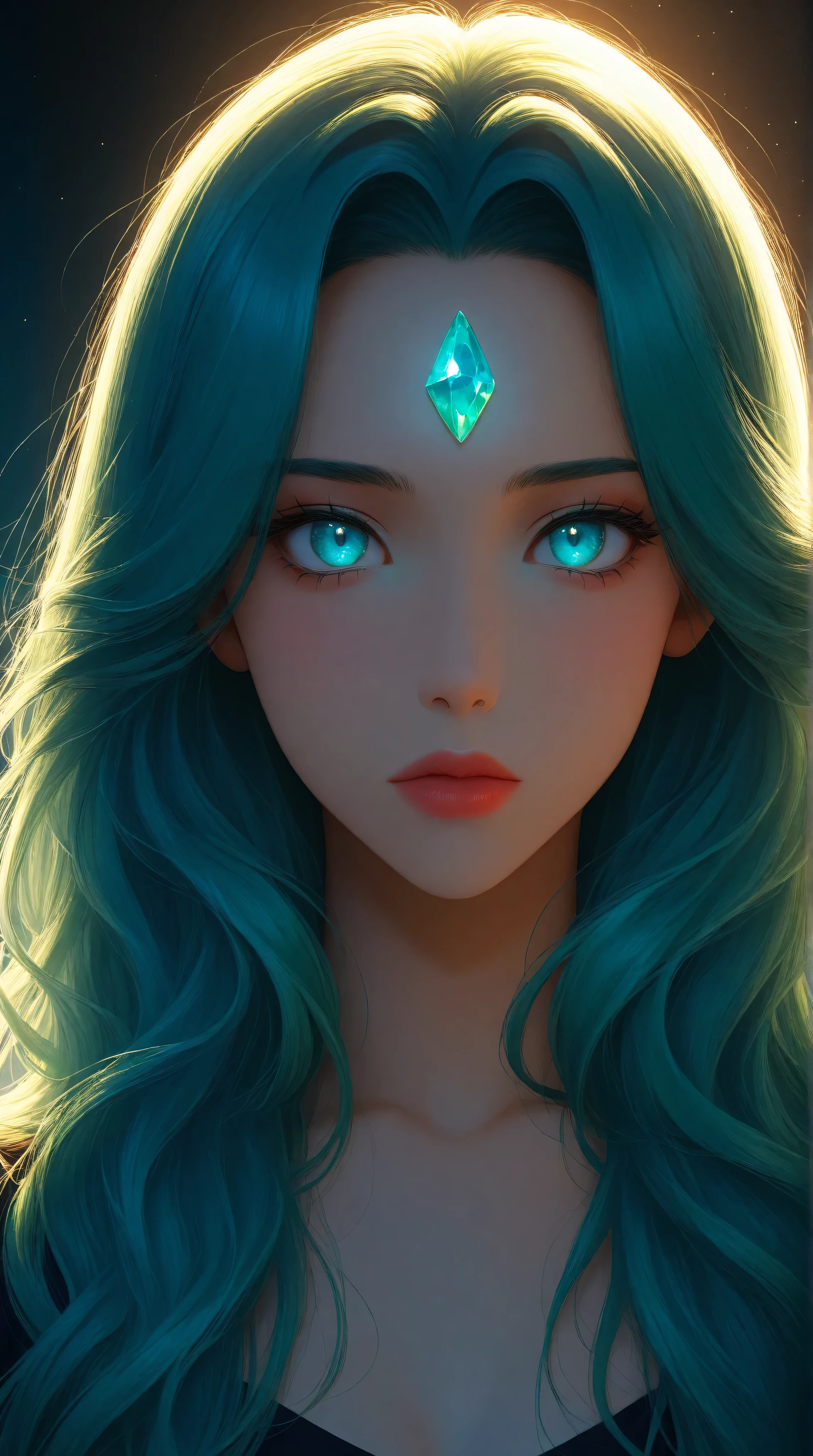 Kizi,Highly detailed, Amazing work,Vitreous luster,((clean backdrop)),In pink,(((blue colors))),green color,red colour,Best quality at best,clean backdrop, cute, cleavage,