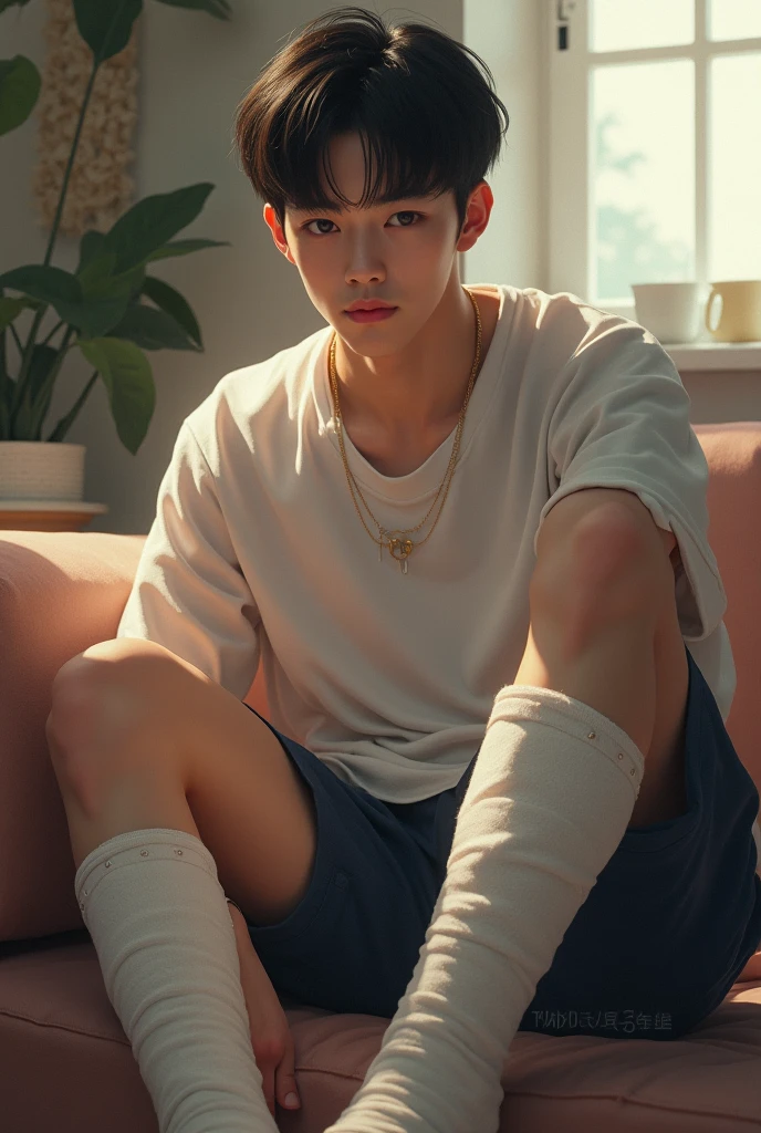 White sock boy