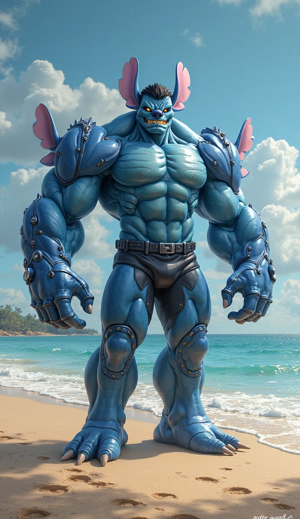 realistic, hyper realistic, detailed muscle,(furry blue  white wolf), good anatomy, masterpiece, art winner, beach, extremely huge muscular, massive muscular, full-body, well-muscled old man. ((extremely muscle size, super thick arms, huge pec, extremely wide pectoral , huge arms)). (red thong:1.1), and add details to make it attractive and interesting. Add textures and details to make the image more realistic, Make sure the resulting image is high resolution, 8K quality."