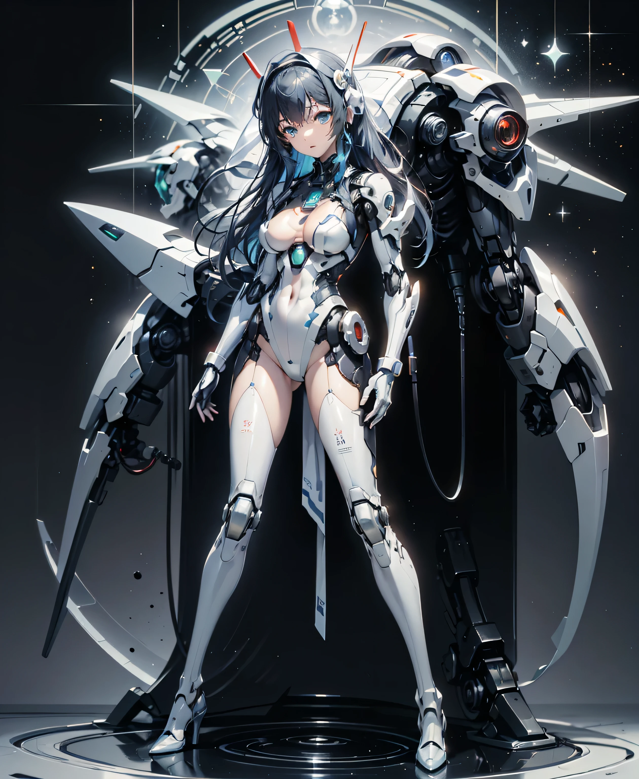 full body, Exposed breasts, Short-haired girl, High resolution, accurate, Anatomically correct, Highest quality, detail, 高いdetail, Exposed shoulders, Exposed Skin, Neon Light, (best quality, masterpiece), 1girl, 15 yo,cute, standing girl, three view drawing, front and back and side, character sheet,full body,simple background,Silver Hair, Bone wings on the back, 