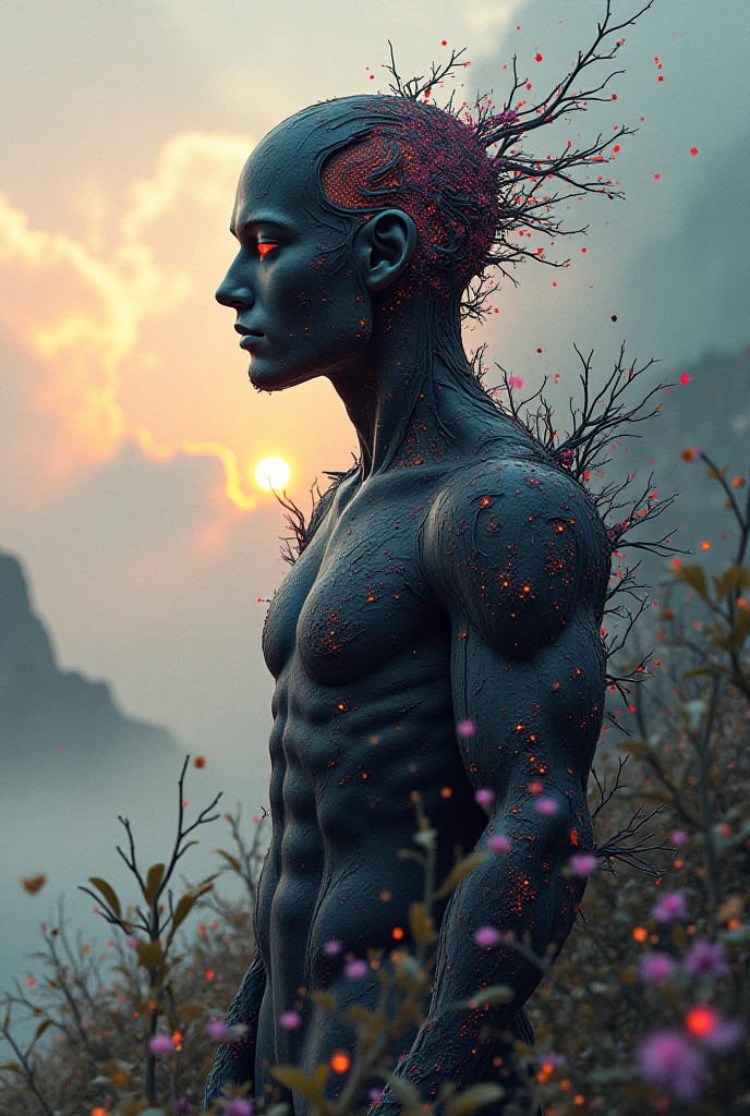 a spotted man