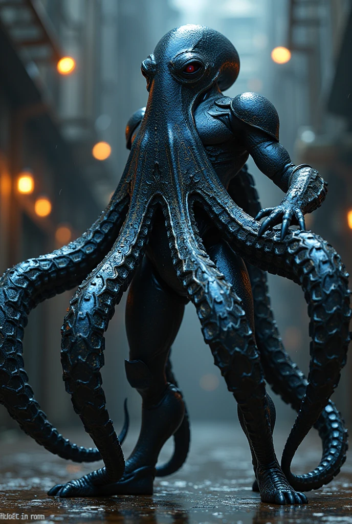 High target, Huge breasts, Muscular man with his back to the camera,High target back and round buttocks,Light gray long sleeve camouflage uniform,role conception(Resident Evil - Chris Redfield,Chris Redfield)Wearing a light gray camouflage wetsuit,His ass is big and curvy,Tightly entangled by the thick octopus tentacles,Regular symmetrical texture pattern,Standing with his back to the street with octopus tentacles, Lots of slime octopuses and sludge,Male heroes,Heroic masculine pose,High target and burly,muscular!Attractive leg muscles,High target, Burly, And powerful, Wearing a light gray camouflage wetsuit, Super Buff and Coolness, High Resolution Committee, Big feet in black boots,Charismatic strongman,The bright sunshine shines on me,Matte particles,Shiny texture