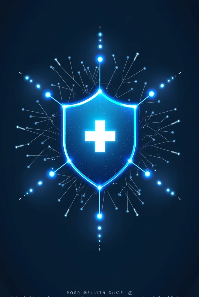 Profile logo with medical contract but with gaming theme, white background