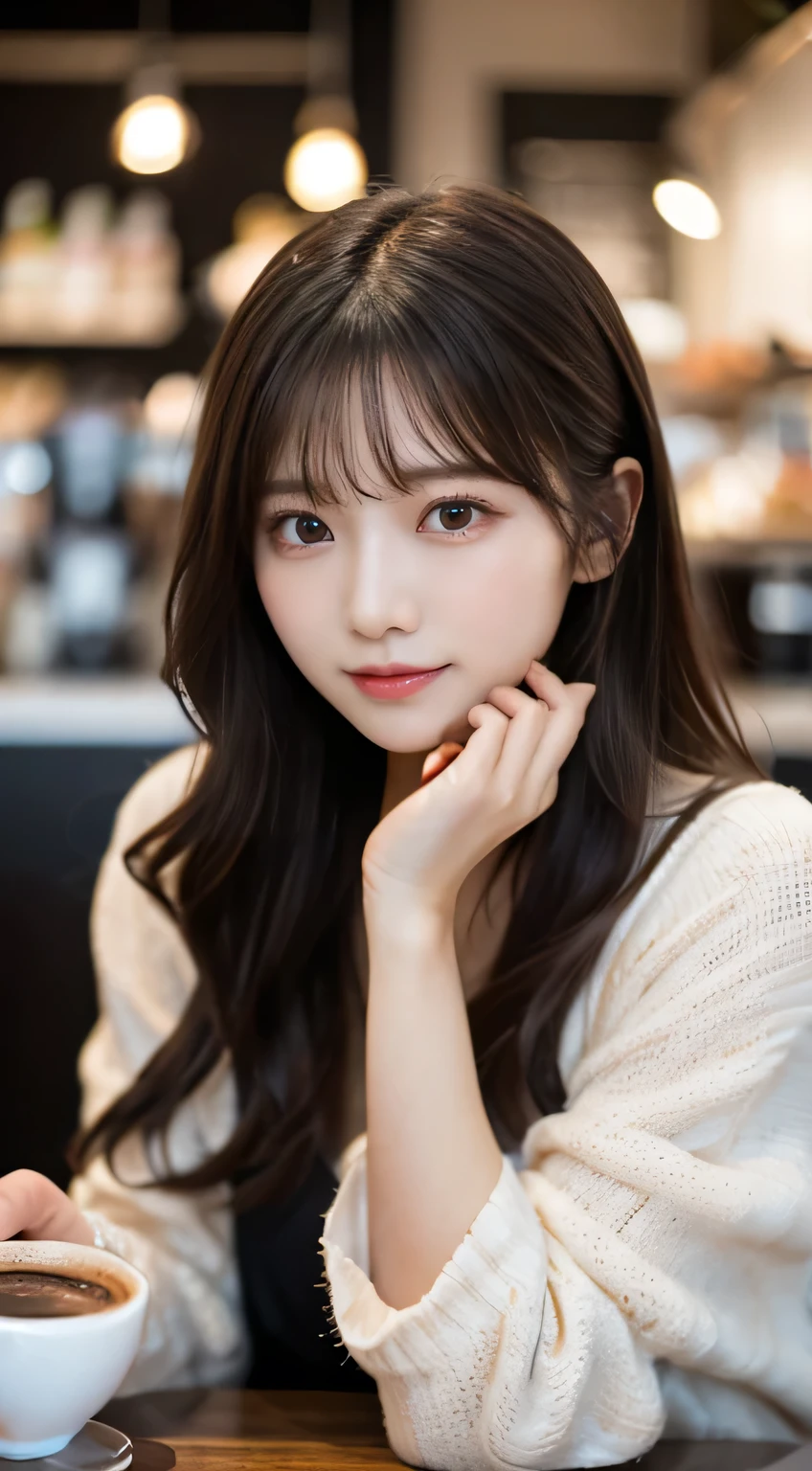 Tabletop, highest quality, shape, Very detailed, finely, High resolution, 8k wallpaper, 完璧なダイナミックな構shape, Beautiful and exquisite,ランダムなcute髪,,Natural color lip、20-year-old girl、cute、Looking into the camera,Always blur the background,Perfect and beautiful face,Slim face and figure,Big eyes、Putting on gal makeup,Small face,Shooting from below、Blurred Background,Elegant feminine face、Cyberpunk Fashion、smile、Change pose randomly、Randomly change the shooting angle and position、one person、Lolita Fashion、Cinderella