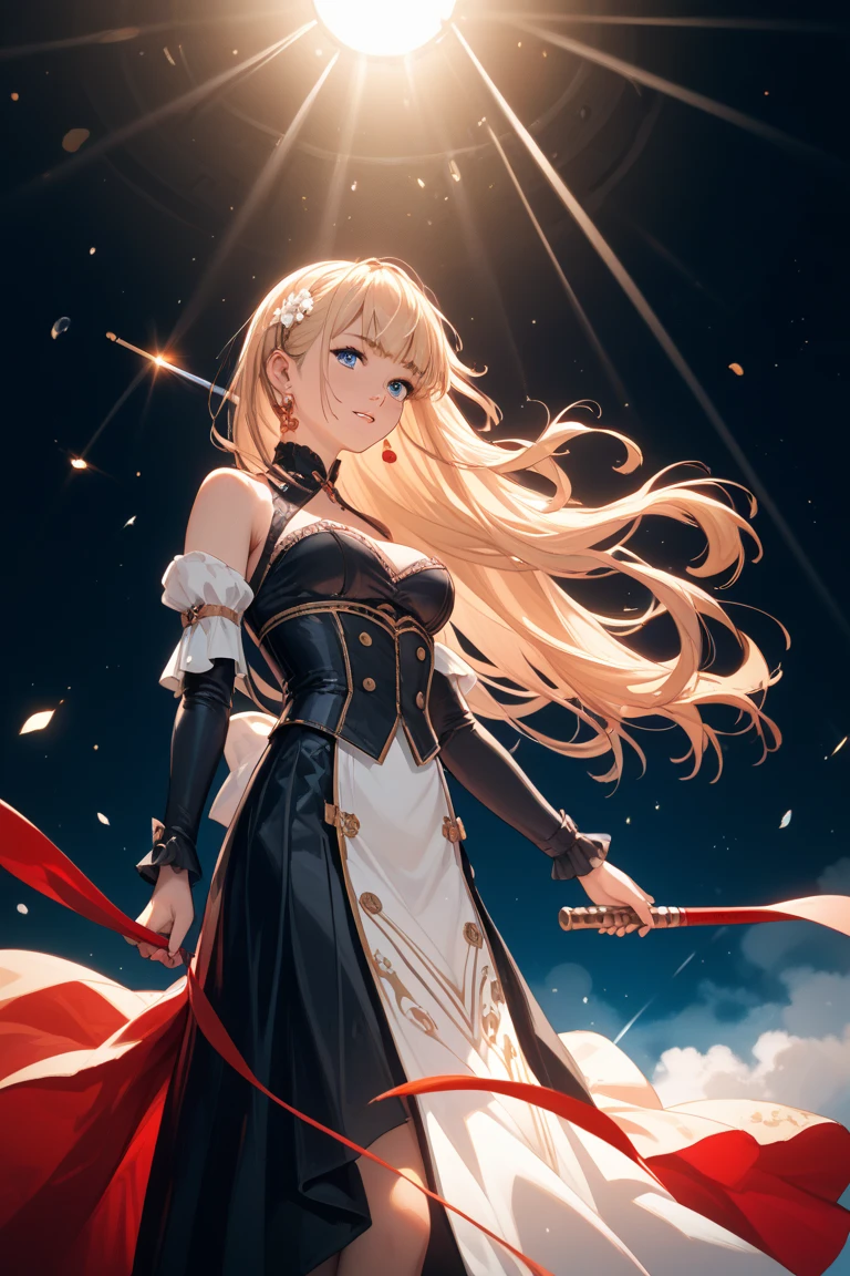 Kizi, アニメ, blonde, short-hair, warrioress, wooden sword, wooden shield, roupa de warrioress