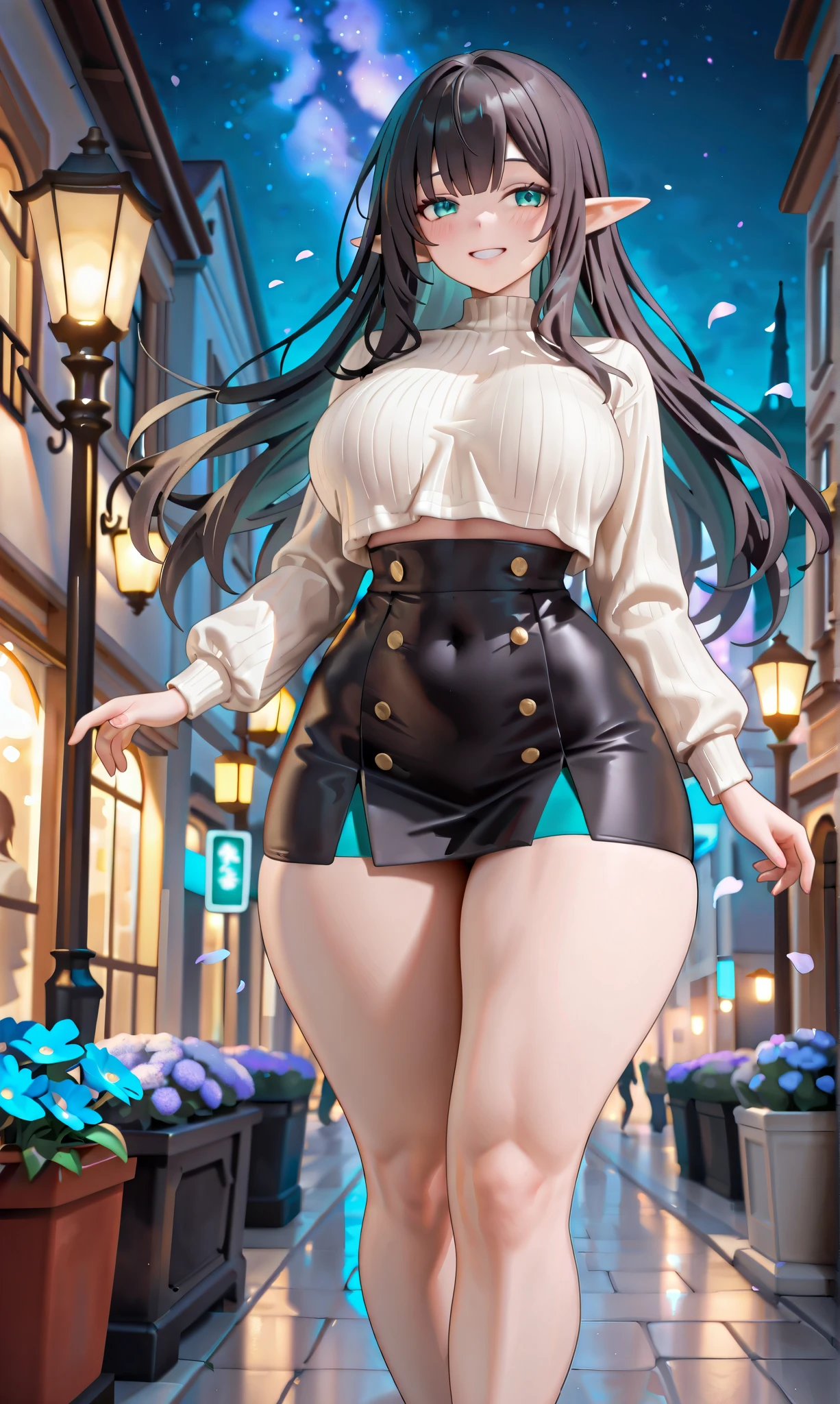 open legs, stand
