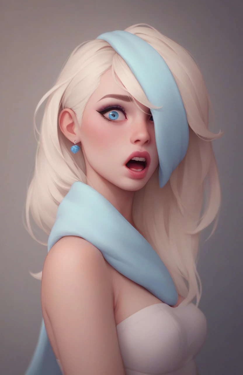 Elsa 1girl, (flat chest), (((very small breasts))), ass:1.3, blue eyes, blonde hair, long hair, lips, braid, blush, naked, she is showing her vagina, depth of field, bokeh, (special attention to skin detail: 1.2), masterpiece, best quality, ultra-detailed, ultra-HD, photorealistic, cinematic, ((close-up camera shot)), sensual pose, alluring, legs open:1.4, looking up at camera, closeup on her face, her cheeks are blushed, she is biting her lip, she is 18 years old, legs raised, showing her pink vagina
