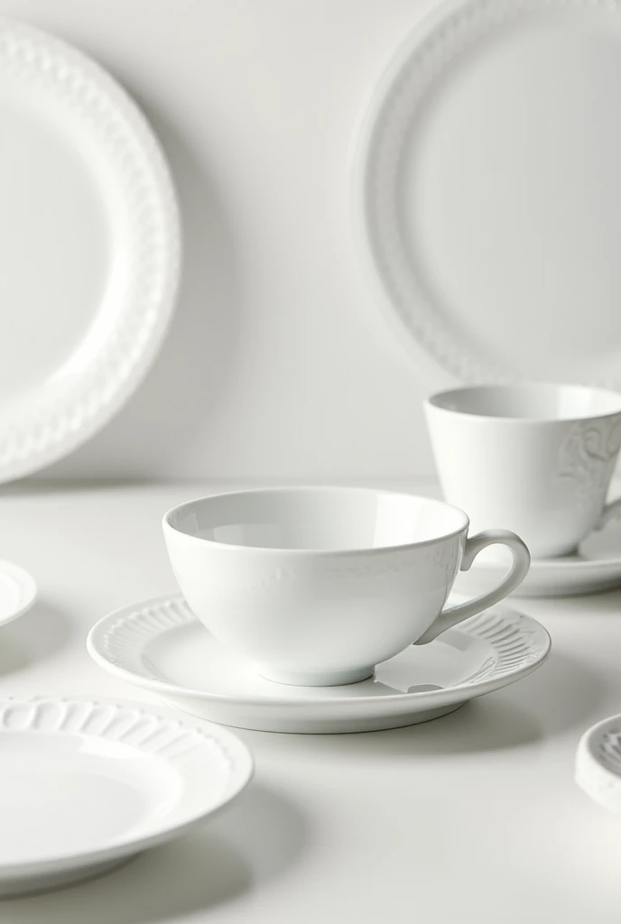 There is a plate with a napkin and a napkin on a table, imagem do produto de alta qualidade", detalhes requintados e suaves, foto altamente detalhada do produto, Detalhe de alta qualidade, porcelana, sharpened details, Rosenthal, The plate is on a wooden table, Placas, apresenta detalhes intrincados, foto de produto de alto detalhe, Site Configuration, qualidade espetacular, great quality, porcelana fina, detalhes de alta qualidade