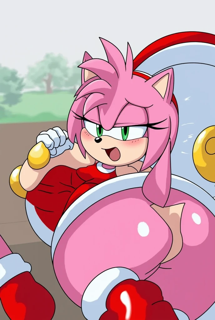 (highly detailed, photorealistic, extremely realistic, RAW photo, cg), a close-up photo of sexy supermodel (amy rose) presenting cleavage inside a dark limousine, wearing evening gown sleeveless dress halterneck backless dress, wearing lipstick jewelry stockings, medium quality, amateur, shot on iPhone, r/nsfw, r/Amateur, r/gonewild, reddit