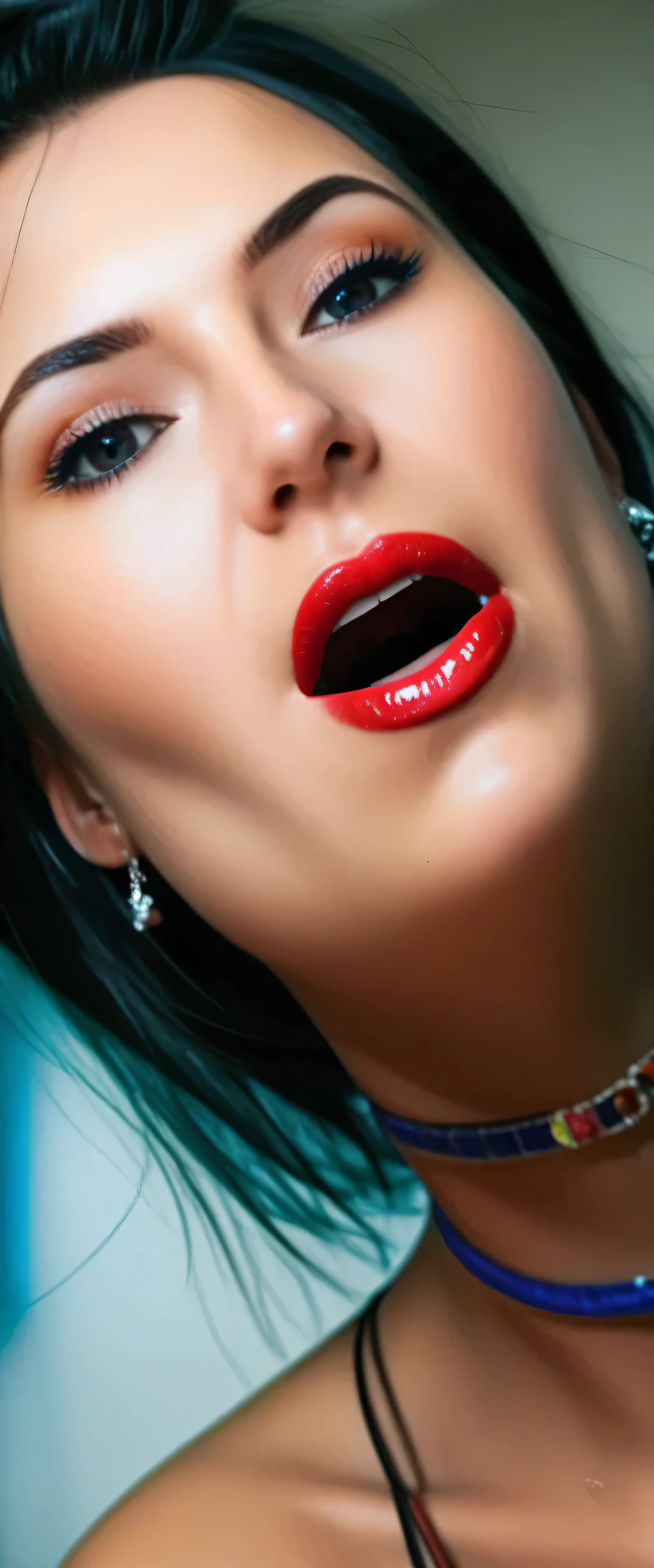 sfw:2.stop.(masterpiece, best_quality:1.2), 1girl, solo, red lips, she gives him deep_throat_blowjob:2 ,black_hair, detailed_face, full_body:2,anatomically_correct,intricate_details, photo realistic, cinematic_lighting, vibrant_colors, high_resolution.stop.sfw:2