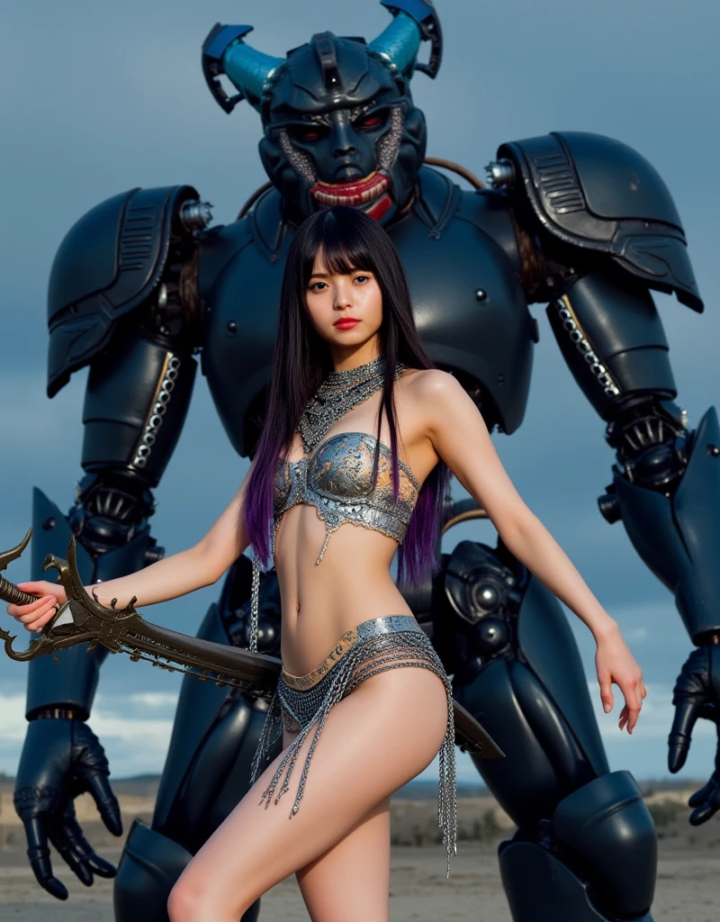 a beautiful japanese girl, very cute high school girl assassin, detailed portrait of innocent 16 year old virgin, ((in the middle of the night in the western manor of a local lord)), ((blush, cry, open mouth:1.2)),(attacked by many thick spider's tentacles :1.2), (she make a desperate stand:1.2),(a fighting stance:1.2),(full body, semi-nude, wearing a purple bikini armor:1.25),(breasts spill out of bikini armor:1.25),(spider's tentacle erotica:1.25), gaze averted, cute double eyelids and black eyes, (cold sweat, body soaked in sweat), tears streaming, (small breasts:1.25), cleavage, slim waist, attractive thighs, beautiful legs, glossy black hair, medium straight hair, asymmetric bangs, hair flowing, dark fantasy ((best quality, 4k, 8k, highres, masterpiece, ultra-detailed, realistic, photorealistic, photo-realistic, intricate detail, highly realistic:1.3)), dramatic lighting, muted color palette, cinematic composition, emotional portrait